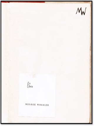 Death and Entrances [Monroe Wheeler's Copy]