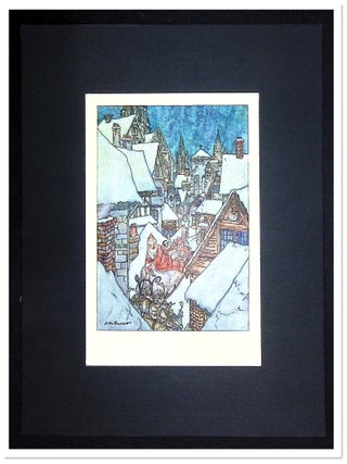Arthur Rackham - Night Before Christmas Print - 'It Must Be St. Nick'