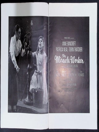 Anne Bancroft & Patty Duke &lsquo;The Miracle Worker&rsquo; Souvenir Program 1960