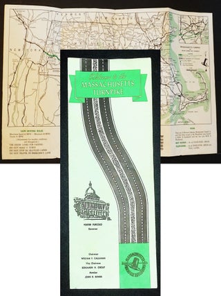 Item #20969 Welcome to the Massachusetts Turnpike c1959. Massachusetts Turnpike Authority