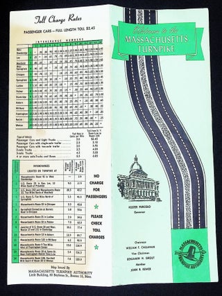 Welcome to the Massachusetts Turnpike c1959