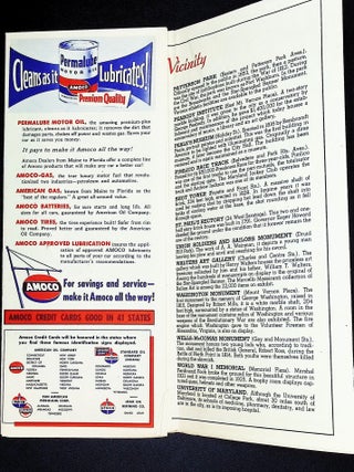 Amoco Road Map of Metropolitan Baltimore and Vicinity c1951