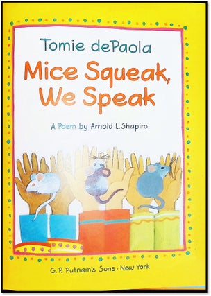 Mice Squeak, We Speak: A Poem