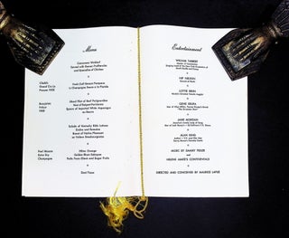 Commemorative Menu • 61st Annual Banquet • Waldorf-Astoria • 1963