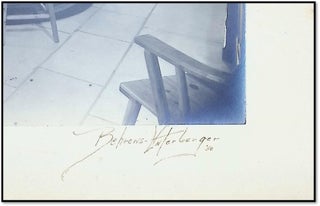 Three large silver-gelatin architectural photographs - Behrens–Herberger (studio). Interior views of an Anheuser-Busch family residence (Mid-century lodge-style living room), 1950.