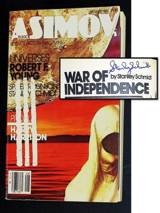 Item #21170 Issac Asimov's Science Fiction August 1982 - Signed by Author Stanley Schmidt....