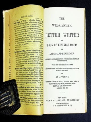The Worcester Letter Writer and Book of Business Forms for Ladies and Gentlemen