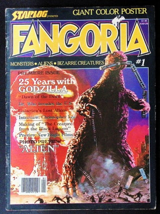 Item #21192 Fangoria #1 (Premiere Issue, 1979) — Poster Intact — SIGNED Don Maitz