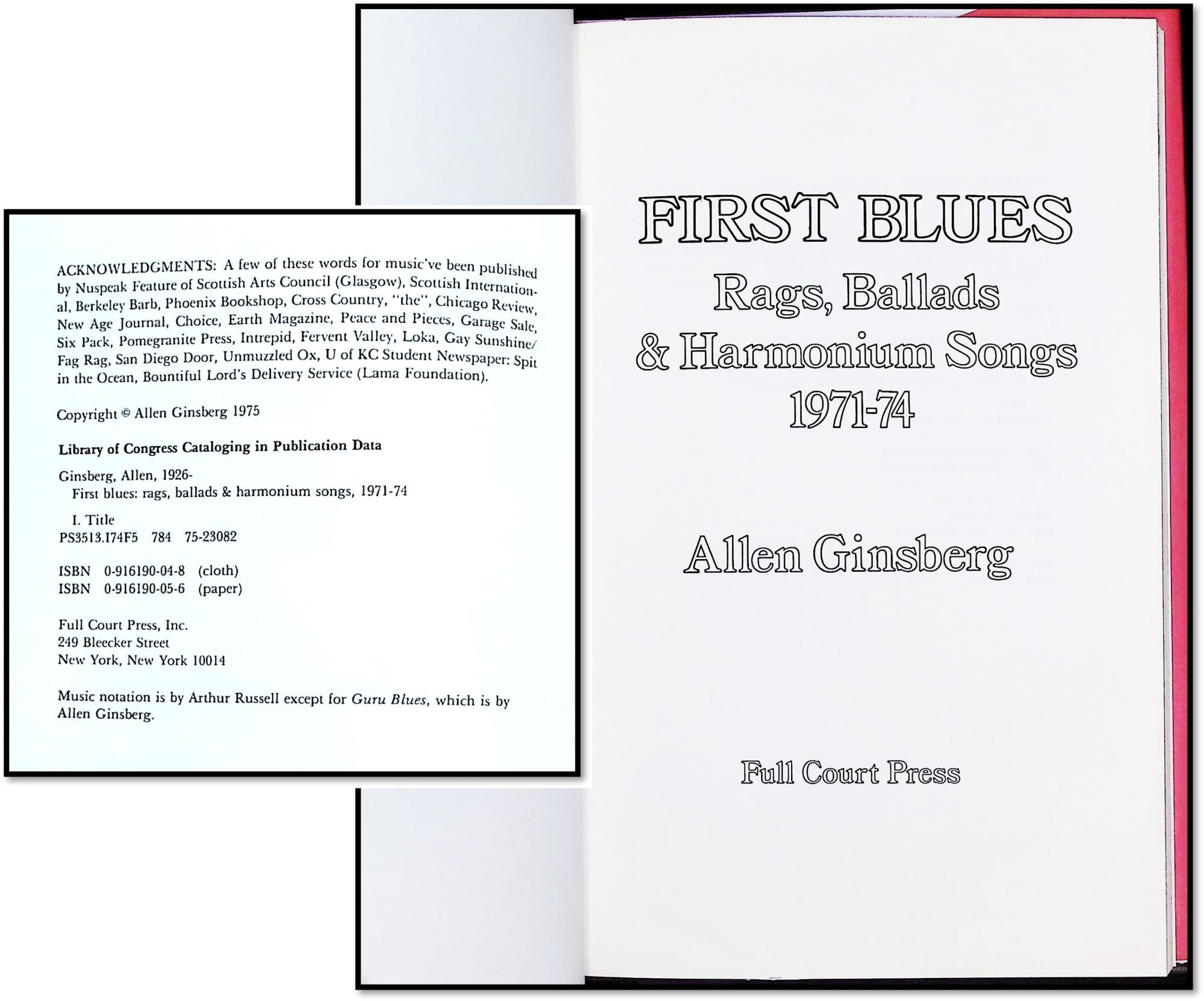 First Blues 1975 Limited Edition Signed & Numbered #88/100 Arthur