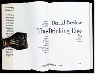 Those Drinking Days : Myself and Other Writers
