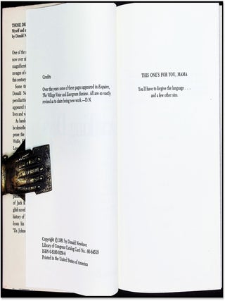 Those Drinking Days : Myself and Other Writers