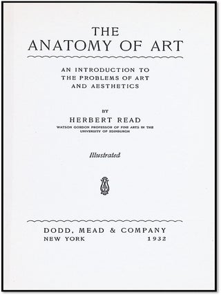 The Anatomy of Art: An Introduction to the Problems of Art and Aesthetics