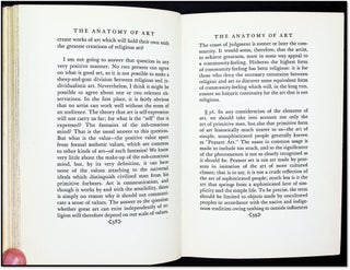 The Anatomy of Art: An Introduction to the Problems of Art and Aesthetics