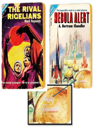 Item #21302 Nebula Alert / The Rival Rigelians 1967 • Kelly Freas Signed • Ace Double G-632....