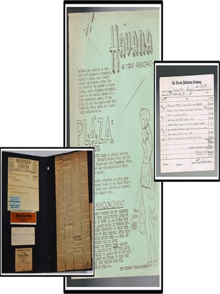 ARCHIVE: The Bibliographical Record: Florida Times-Union Subscription Contest / Havana, Cuba Trip Collection — 1933