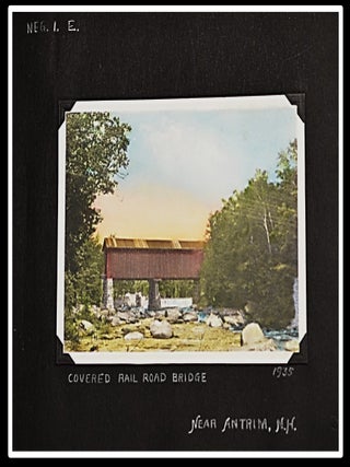 Item #21309 Album of New Hampshire Covered Bridge Photographs' [October 1937 Architectural...