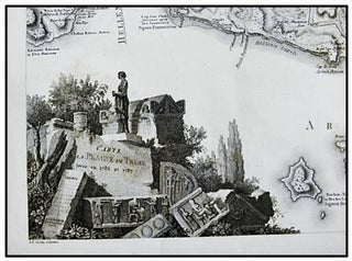 ‘Carte de la plaine de Troie’ (1786–1787) — Large Engraved Map of Ancient Troy by Barbié Bocage & Louis-François Cassas, from Choiseul-Gouffier’s Voyage pittoresque de la Grèce