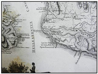 ‘Carte de la plaine de Troie’ (1786–1787) — Large Engraved Map of Ancient Troy by Barbié Bocage & Louis-François Cassas, from Choiseul-Gouffier’s Voyage pittoresque de la Grèce
