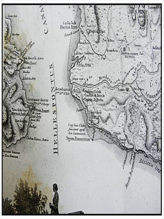 ‘Carte de la plaine de Troie’ (1786–1787) — Large Engraved Map of Ancient Troy by Barbié Bocage & Louis-François Cassas, from Choiseul-Gouffier’s Voyage pittoresque de la Grèce
