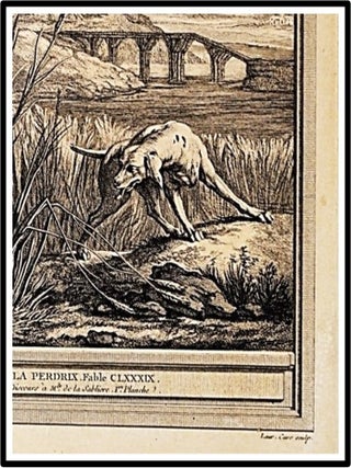 La Perdrix a Plate from Fables choisies, mises en vers [the Fables of La Fontaine]