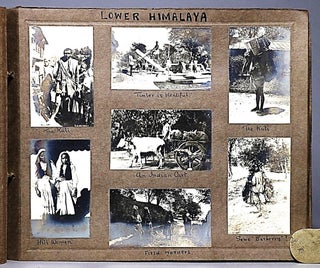 Item #21394 WWI-Era British Officer’s Photograph Album of India & South Africa [Colonial...