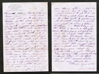 Item #21402 Autograph Letter Signed ('A S Carter') to his Daughter from Trinidad, Cuba. Merchant...