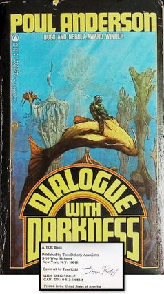 Item #21408 Dialogue with Darkness [Science Fiction Short Stories, Time Travel, Humanism, Ethical...