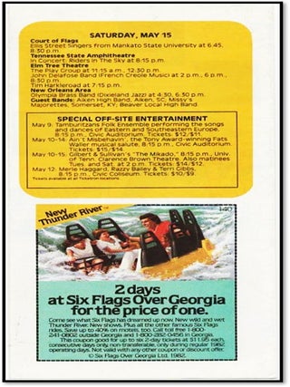 The 1982 World’s Fair, The Week of May 9–May 15, 1982