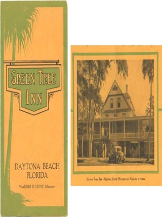 Item #21433 Green Tree Inn, Daytona Beach Florida [Florida Resort Advertising, Early Automobile...