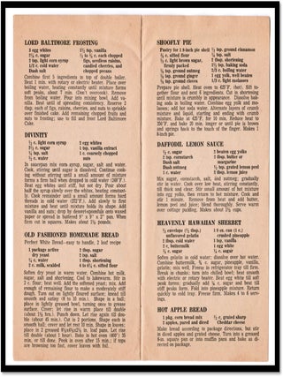 c. 1960 Cooper City FL Real Estate Promotional Brochure - "Country Style Cook Book" - Morris Cooper Land Boom