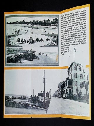 c. 1920s Brochure - Daytona Beach Hotel - Florida Land Boom - Speed Racing & Bather Art
