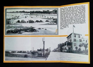 c. 1920s Brochure - Daytona Beach Hotel - Florida Land Boom - Speed Racing & Bather Art