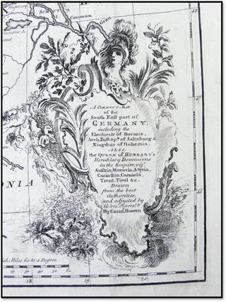 c. 1795 Engraved Map - Southeast Germany & Austria - Queen of Hungary’s Dominions - Detail of Bavaria & Bohemia