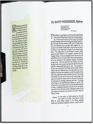 The Banff-Windermere Highway - 2 Folding Maps - Canadian Rockies