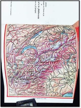 1900 PLM Railway Guide - Paris to the Alps & Riviera - Watercolor Views - Rare Laid-in Schedule