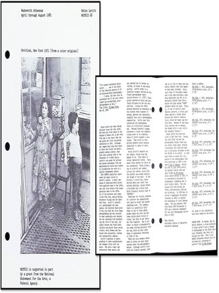 1980-1981 Helen Levitt Exhibition Archive - 'Color Photographs' Catalog & MATRIX 66 Brochure