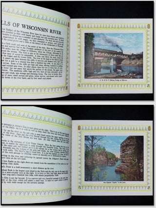 1921 Souvenir View Book - Dells of the Wisconsin River - Die-Cut Wraps