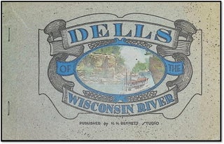 1921 Souvenir View Book - Dells of the Wisconsin River - Die-Cut Wraps