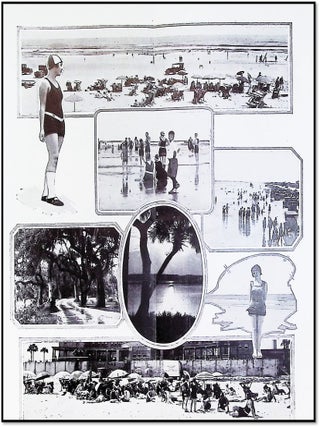 c. 1929 Fold-Out Brochure - Hotel Clarendon - Daytona Beach, FL - Harrington Mills Era
