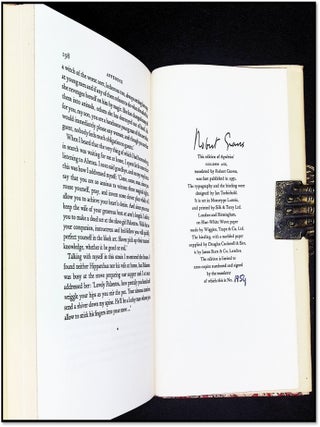 The Golden Ass [Signed Limited Edition, Robert Graves Translation, Fine Press Penguin Production]