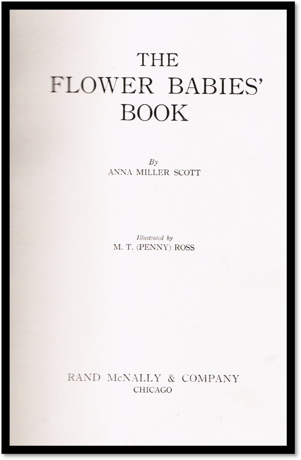 The Flower Babies' Book First Edition In Original Publisher's Box