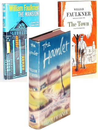 Item #21627 The Hamlet, The Town, The Mansion The Snopes Trilogy [Complete Set of First...