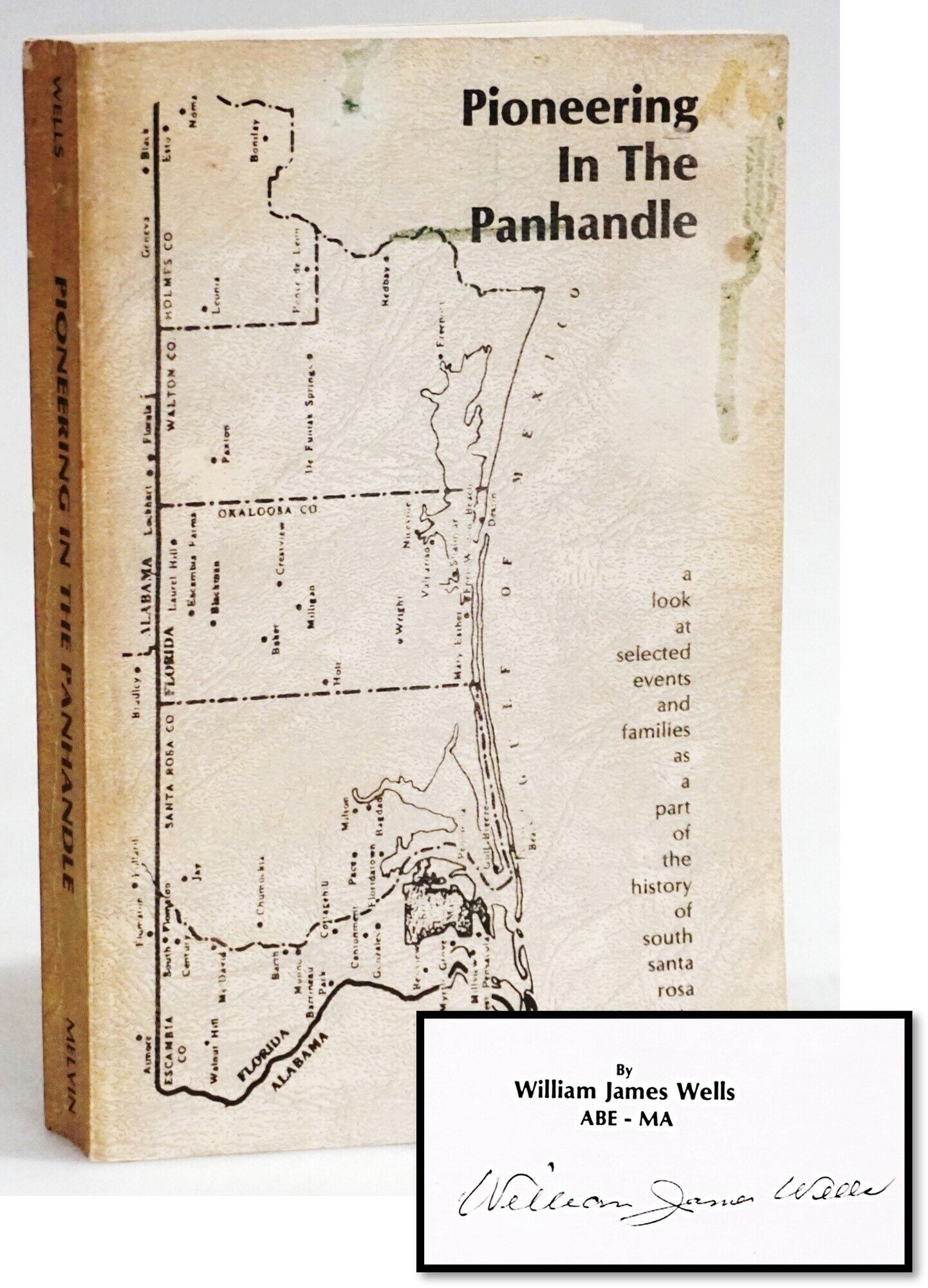 Pioneering in the Panhandle Signed First Edition With Errata Slip