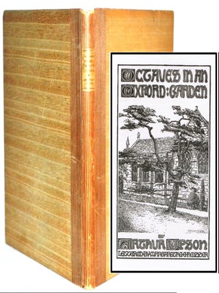 Octaves in an Oxford Garden [Birch Bark Binding] [Arts & Crafts. Arthur Upson, Heisser.