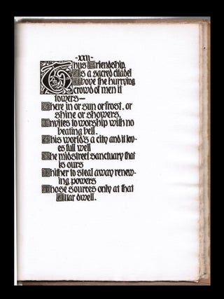 Octaves in an Oxford Garden [Birch Bark Binding] [Arts & Crafts]
