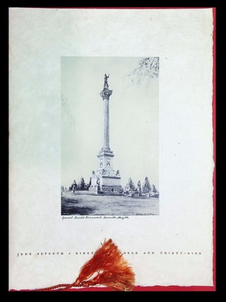 Commemorative State Banquet Menu and Musical Presentation Program. Royal Visit to Niagara Falls, June 7, 1939.