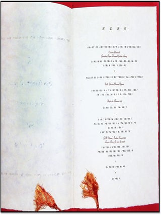 Commemorative State Banquet Menu and Musical Presentation Program. Royal Visit to Niagara Falls, June 7, 1939.