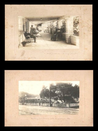 Item #21726 Worley Sanitarium ; St. Augustine, Florida —Two Mounted Photographs [Identifying...