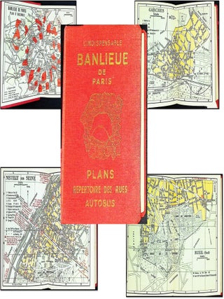 Banlieue de Paris: Plans &ndash; R&eacute;pertoire des Rues &ndash; Autobus &bull; c. mid-20th century. &Eacute;ditions L&rsquo;Indispensable.