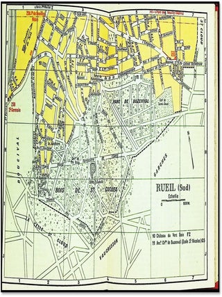 Banlieue de Paris: Plans &ndash; R&eacute;pertoire des Rues &ndash; Autobus &bull; c. mid-20th century
